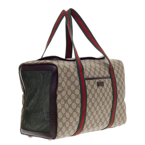 gucci cat lock bag|Gucci pet carrier for sale.